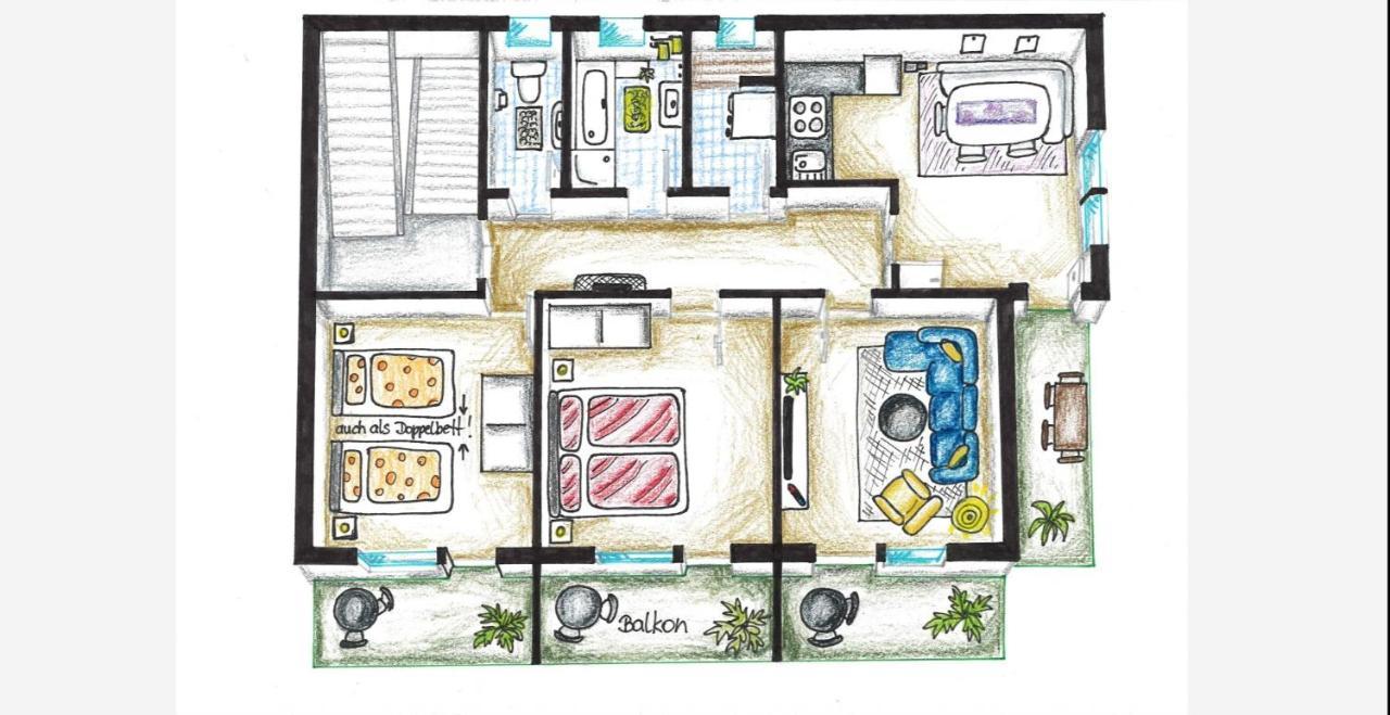 Angerpartments-Sonnige Grosse Wohnung Mit Balkon Und Kostenlosen Parkplatz Добриах Экстерьер фото